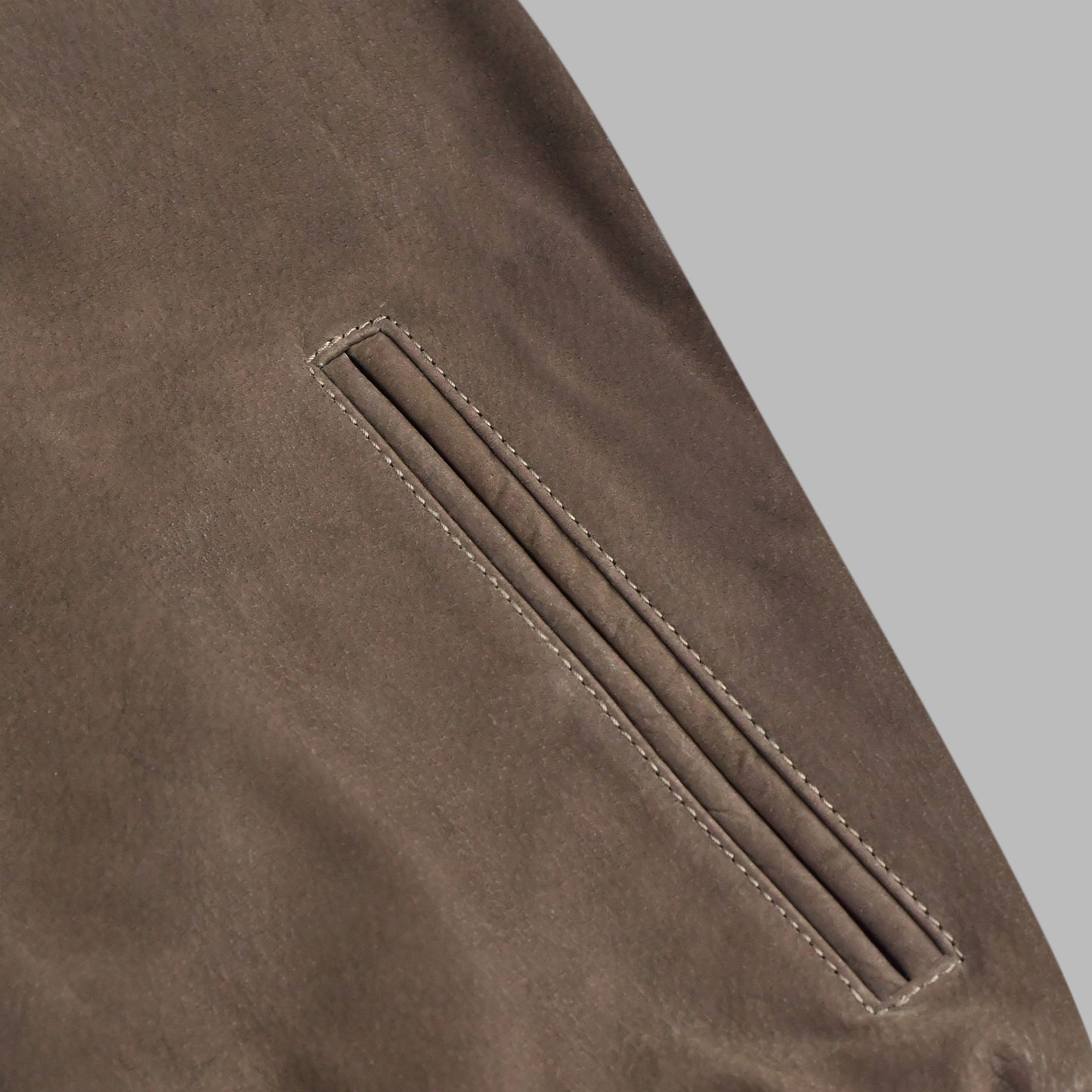 Brown Suede Leather Jacket For Men