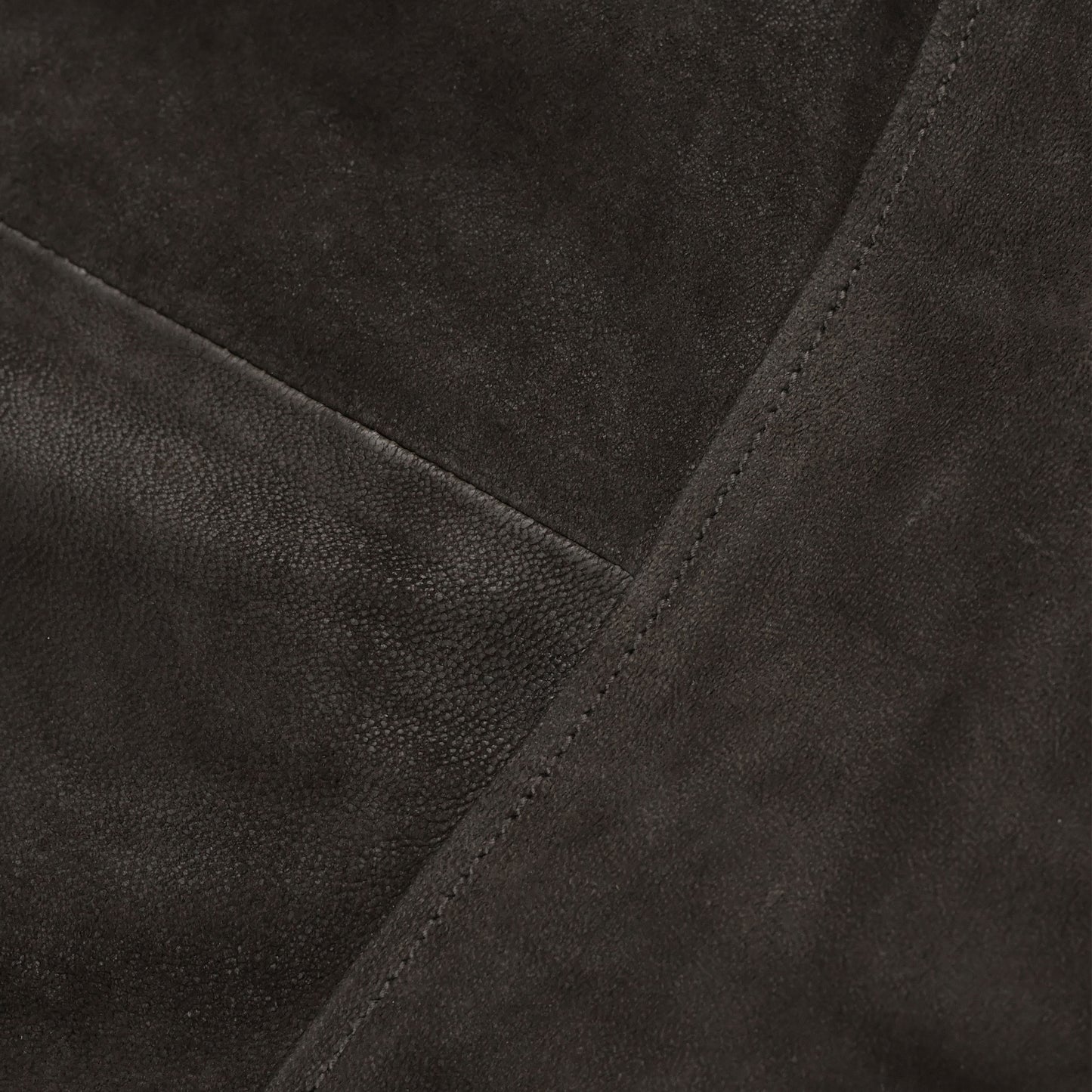 Coffee Brown Suede Leather Jacket For Men