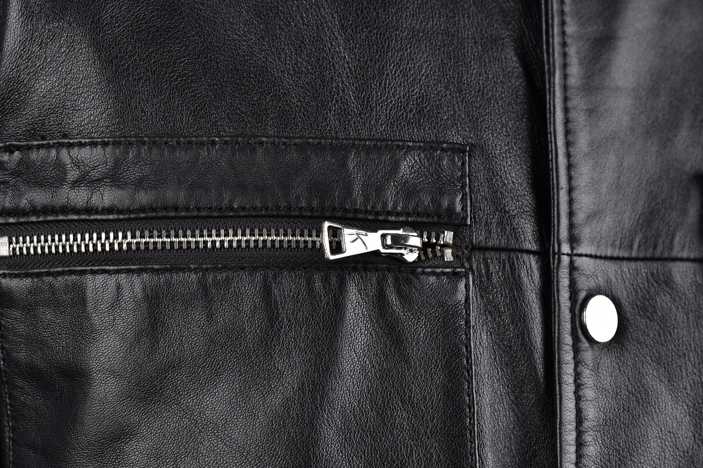 Classic Black Leather Shirt For Men