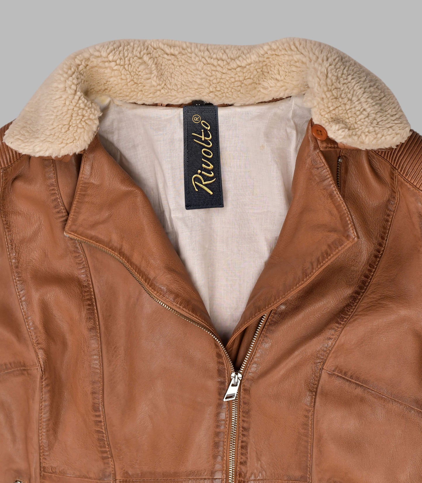 Brown Leather Motorcycle Jackets For Men