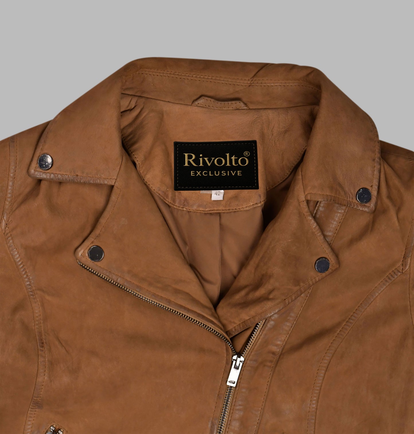 Light Tan Leather Jacket - Biker Jacket For Mens