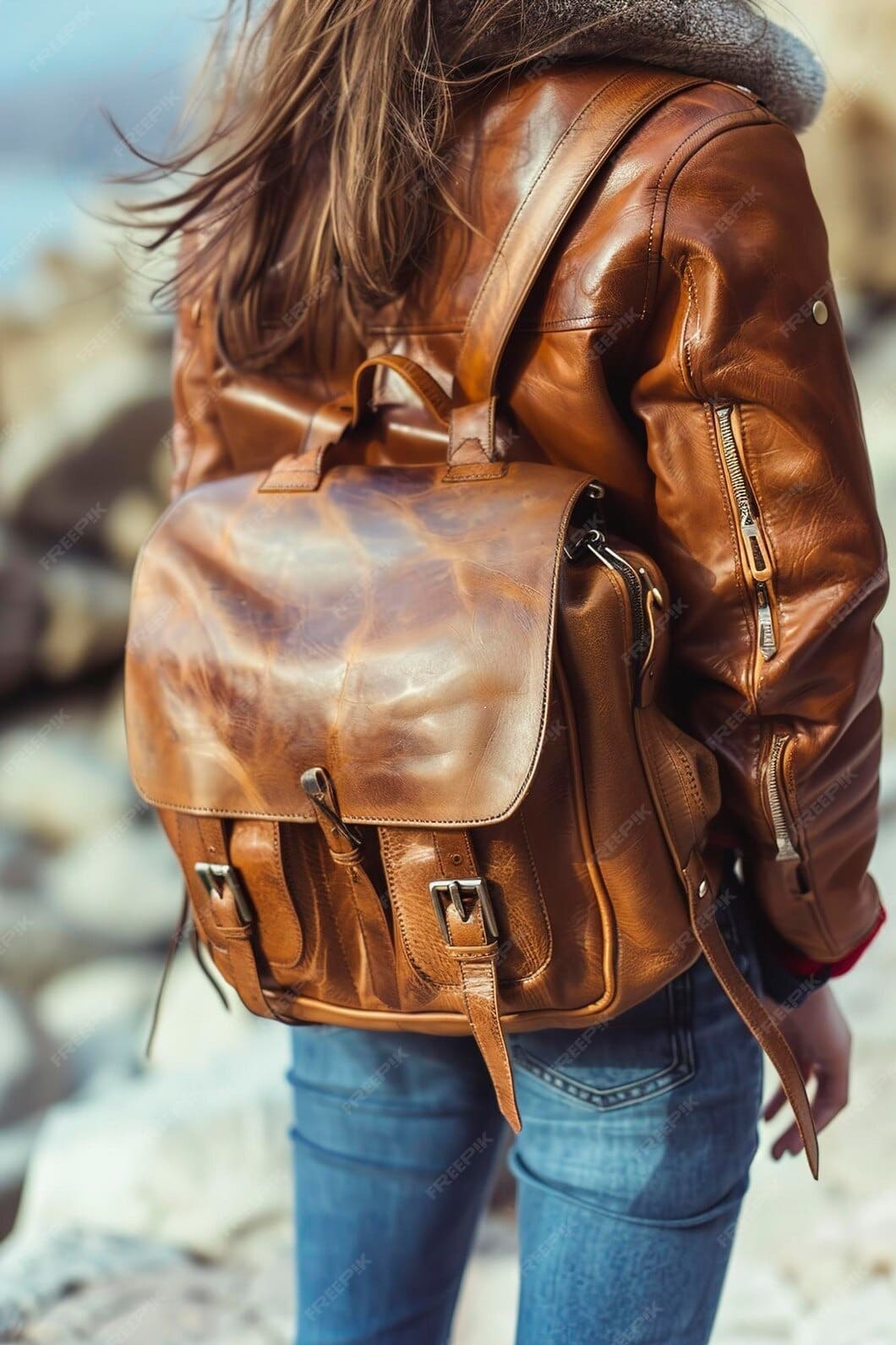 Womens Leather Backpacks