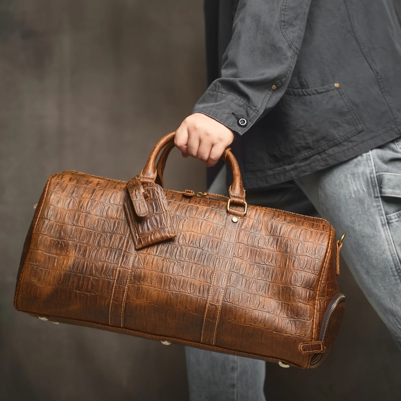 Women Leather Duffle Bags