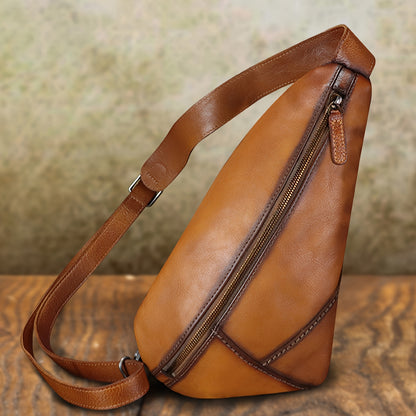 Stylish Genuine Leather Sling Bags - Urban Carry Bag