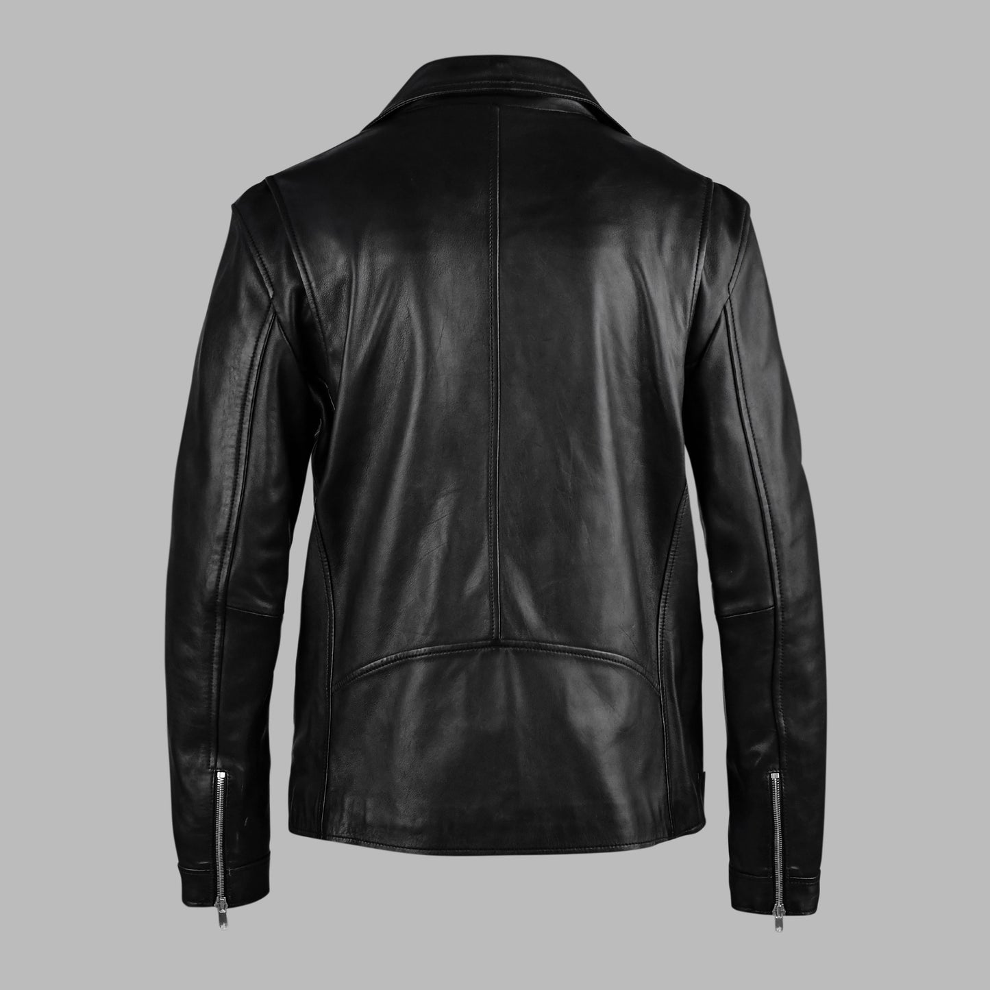 Black Leather Motorcycle Jacket