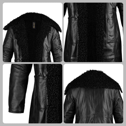 Long Black Leather Coats For Men