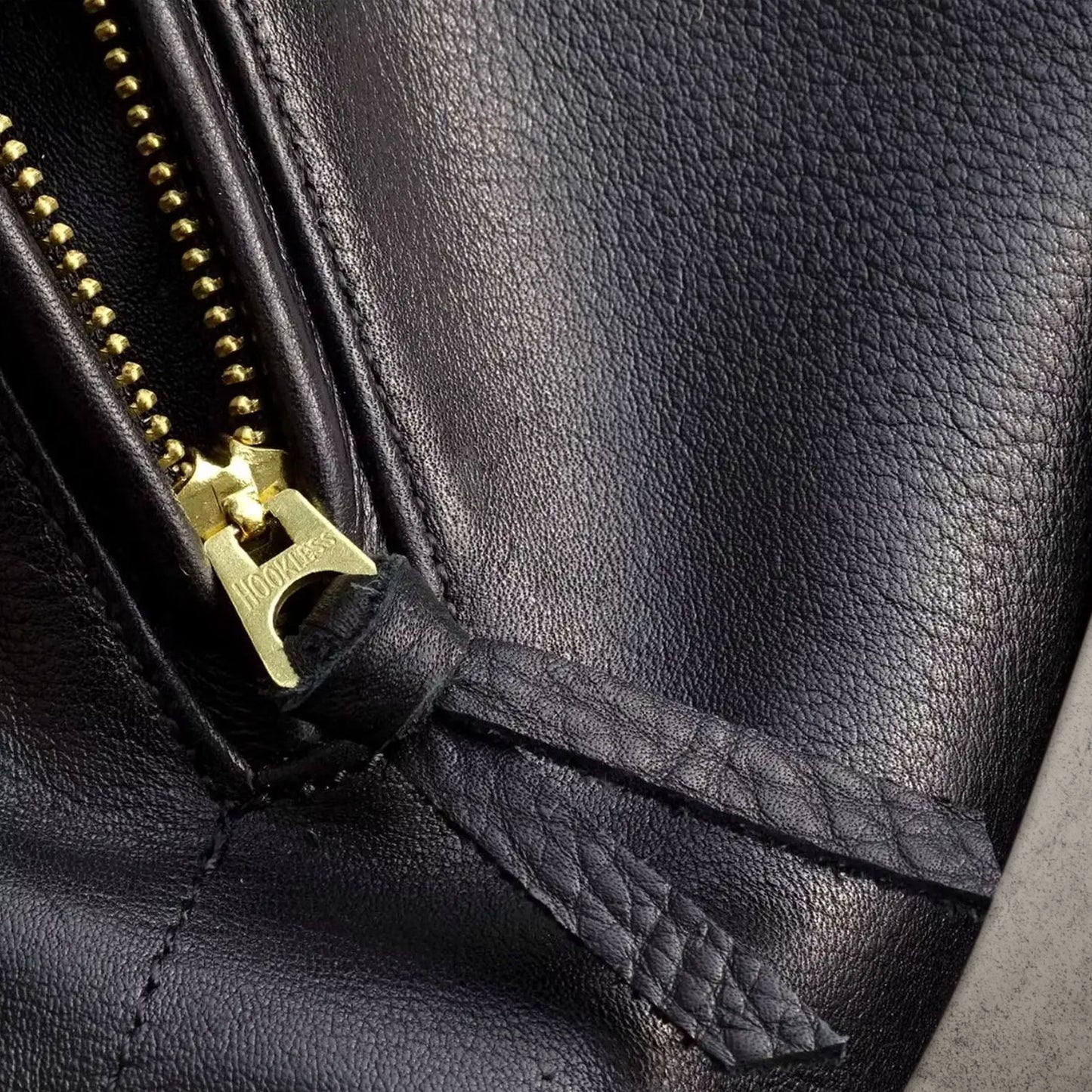 Double Rider Black Leather Motorcycle Jacket