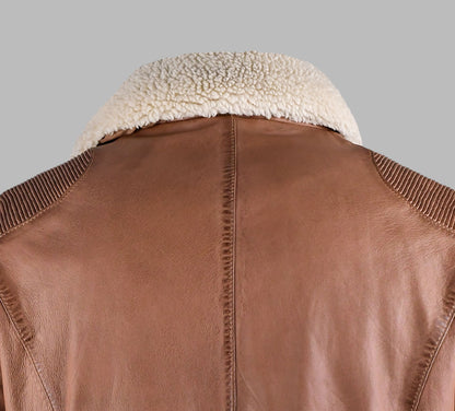 Brown Leather Motorcycle Jackets For Men