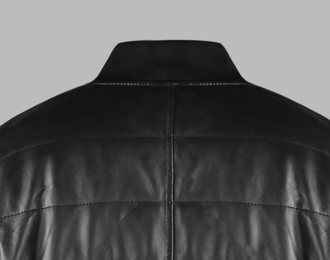 One Block Down Leather Jacket for Women