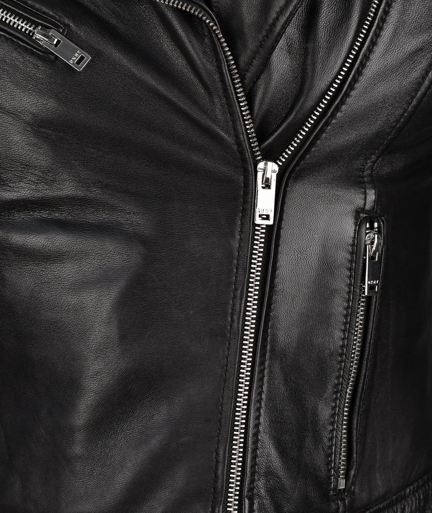 Black Leather Motorcycle Jacket For Men