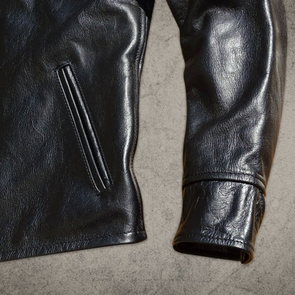 Black Leather Motorcycle Jacket For Women