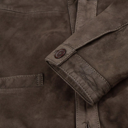 Suede Bomber Leather Jacket For Women