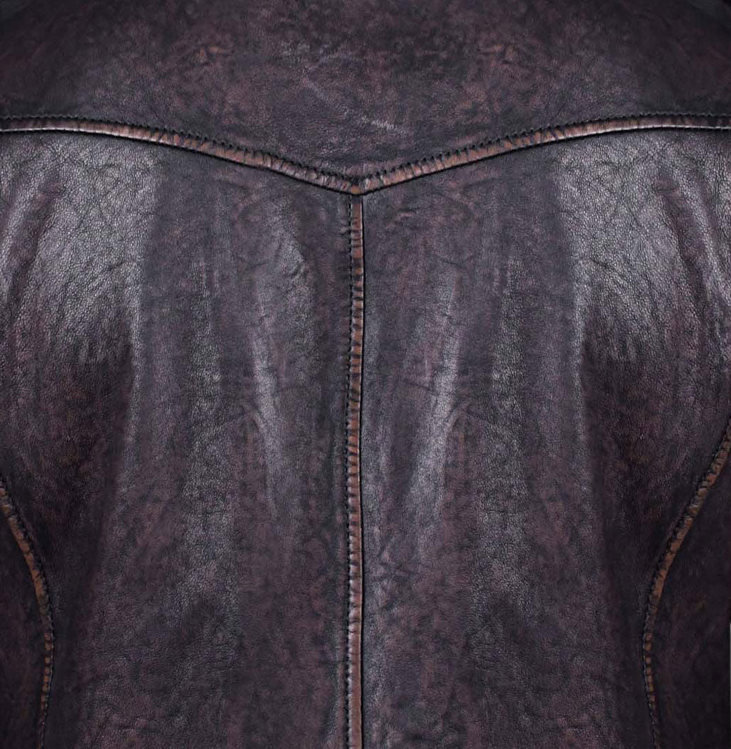 Mens Aviator Bomber Leather Jacket