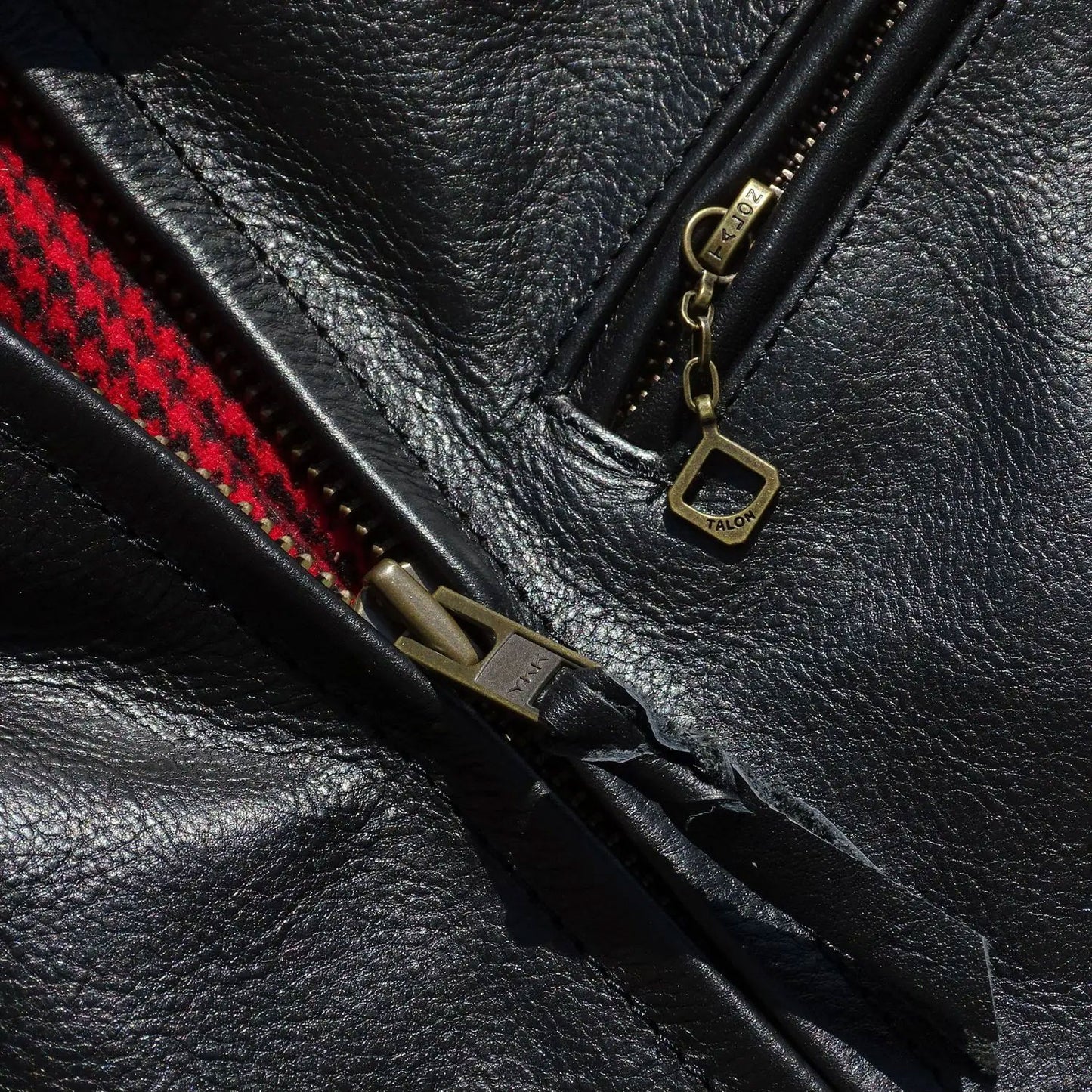 Black Leather Motorcycle Jacket For Women