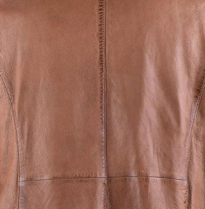 Brown Leather Motorcycle Jackets For Men