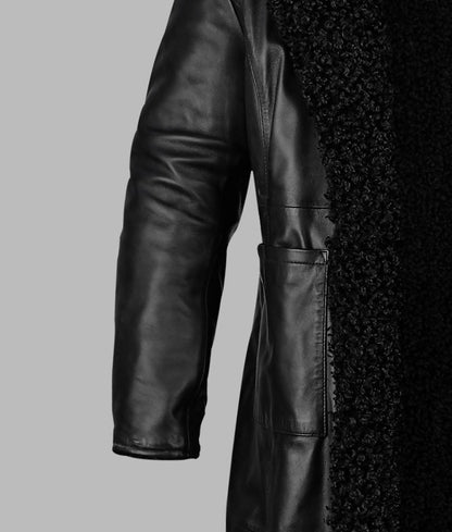 Long Black Leather Coats For Men