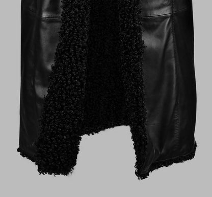 Long Black Leather Coats For Men