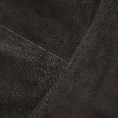 Coffee Brown Suede Leather Jacket For Men