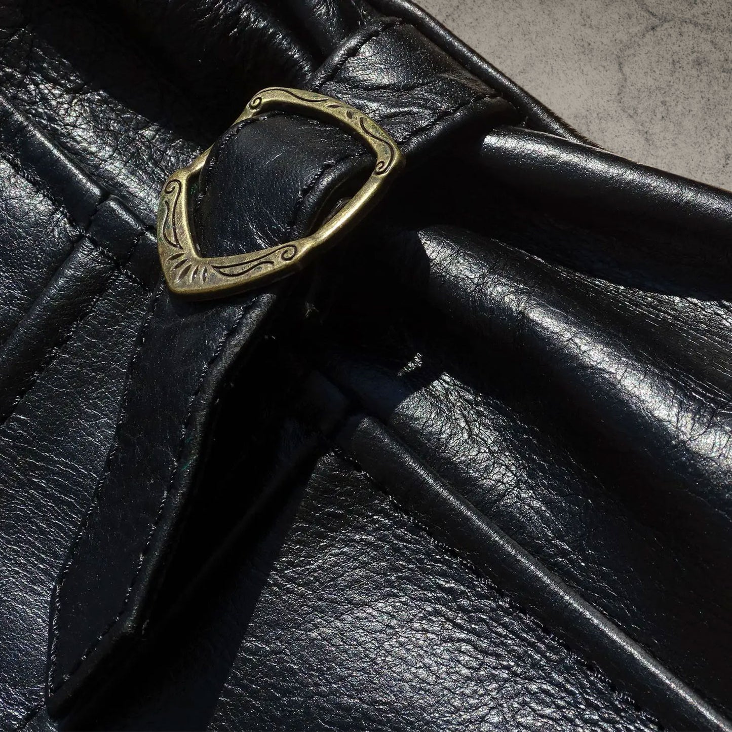 Black Leather Motorcycle Jacket For Women