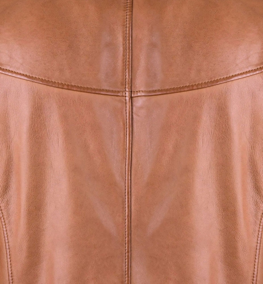 Brown B3  Mens Bomber Leather Jacket