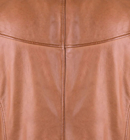 Brown B3  Mens Bomber Leather Jacket