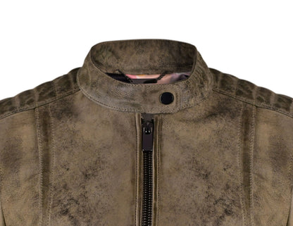 Women Retro Style Biker Leather Jacket