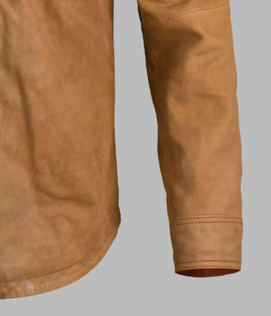1960 Style Brown Vintage Leather Jacket Men