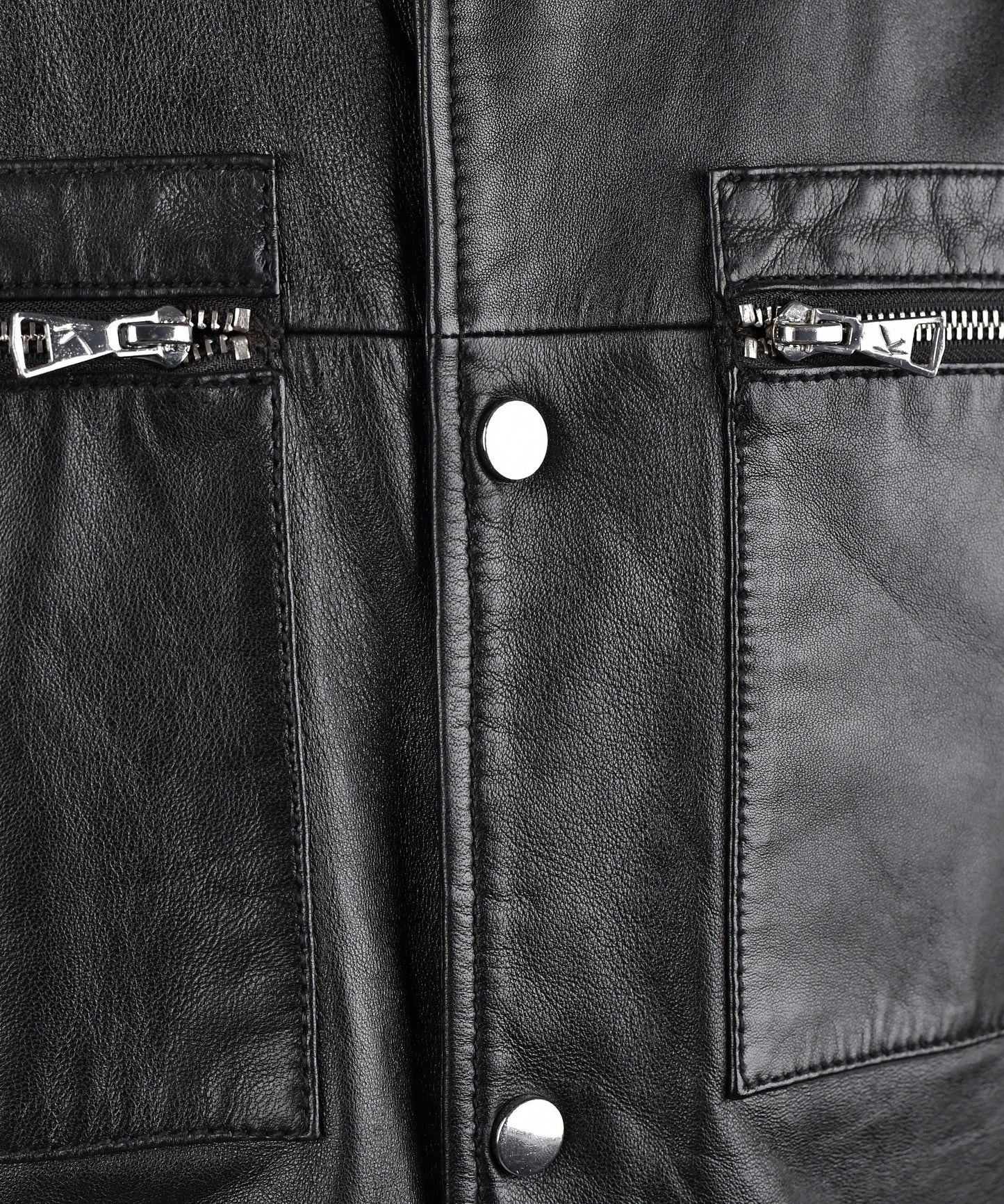Classic Black Leather Shirt For Men