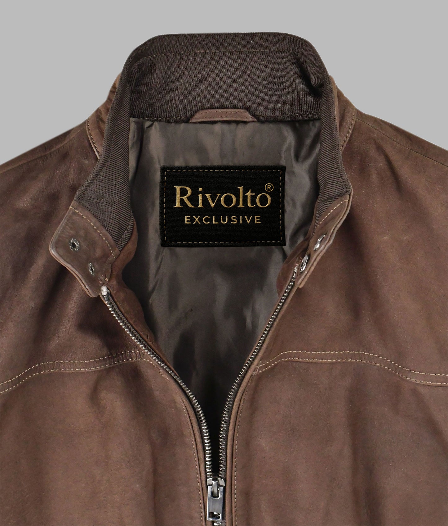 Brown Suede Leather Jacket For Men