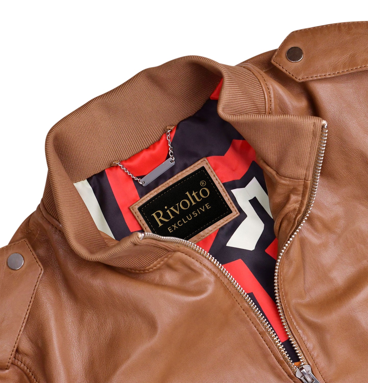 Brown B3  Mens Bomber Leather Jacket