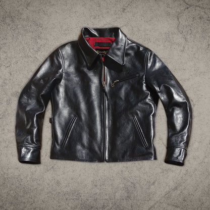 Black Leather Motorcycle Jacket For Women