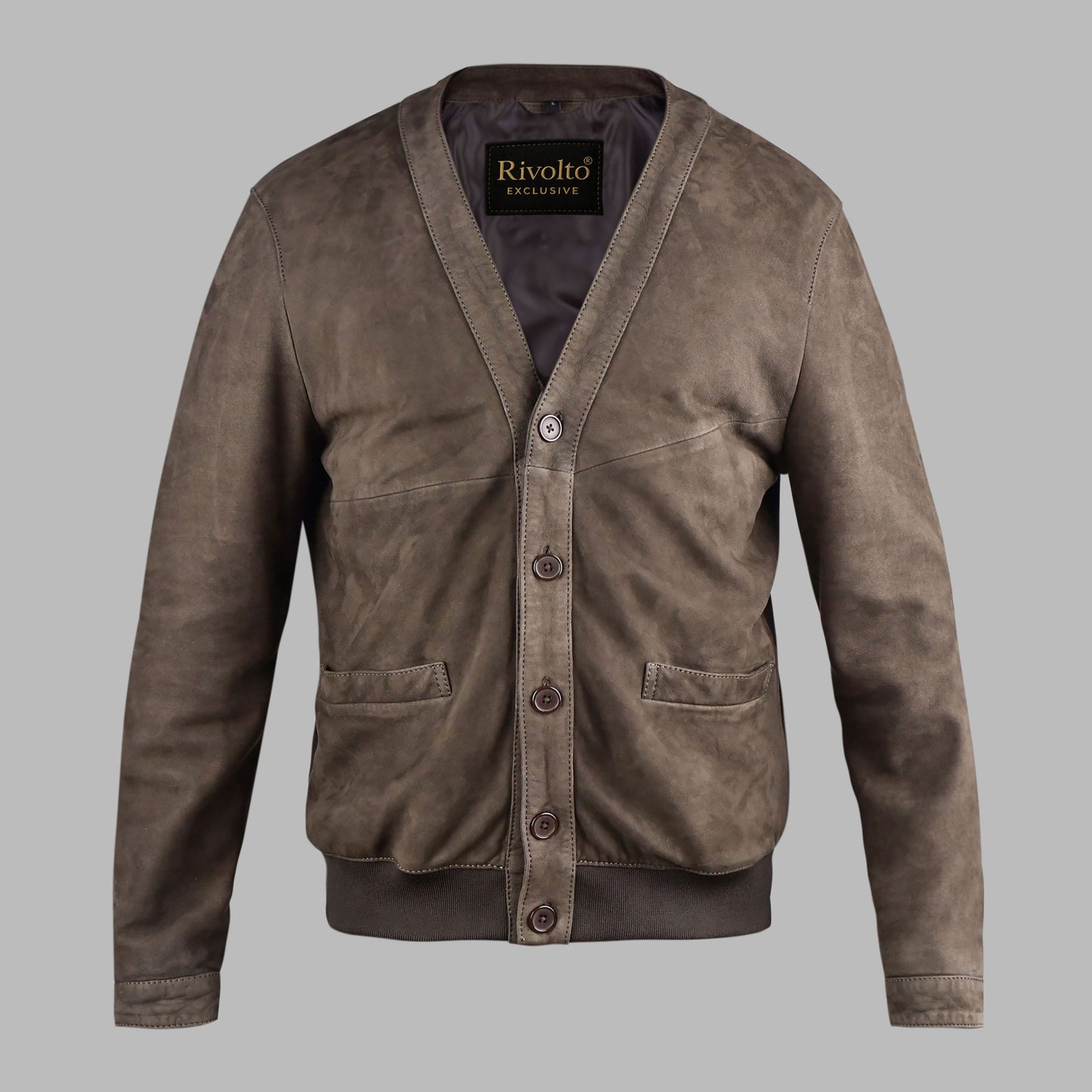 Suede Bomber Leather Jacket For Women