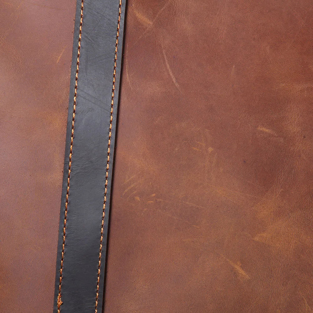 Unisex Leather Convertible Backpack and Shoulder Bag