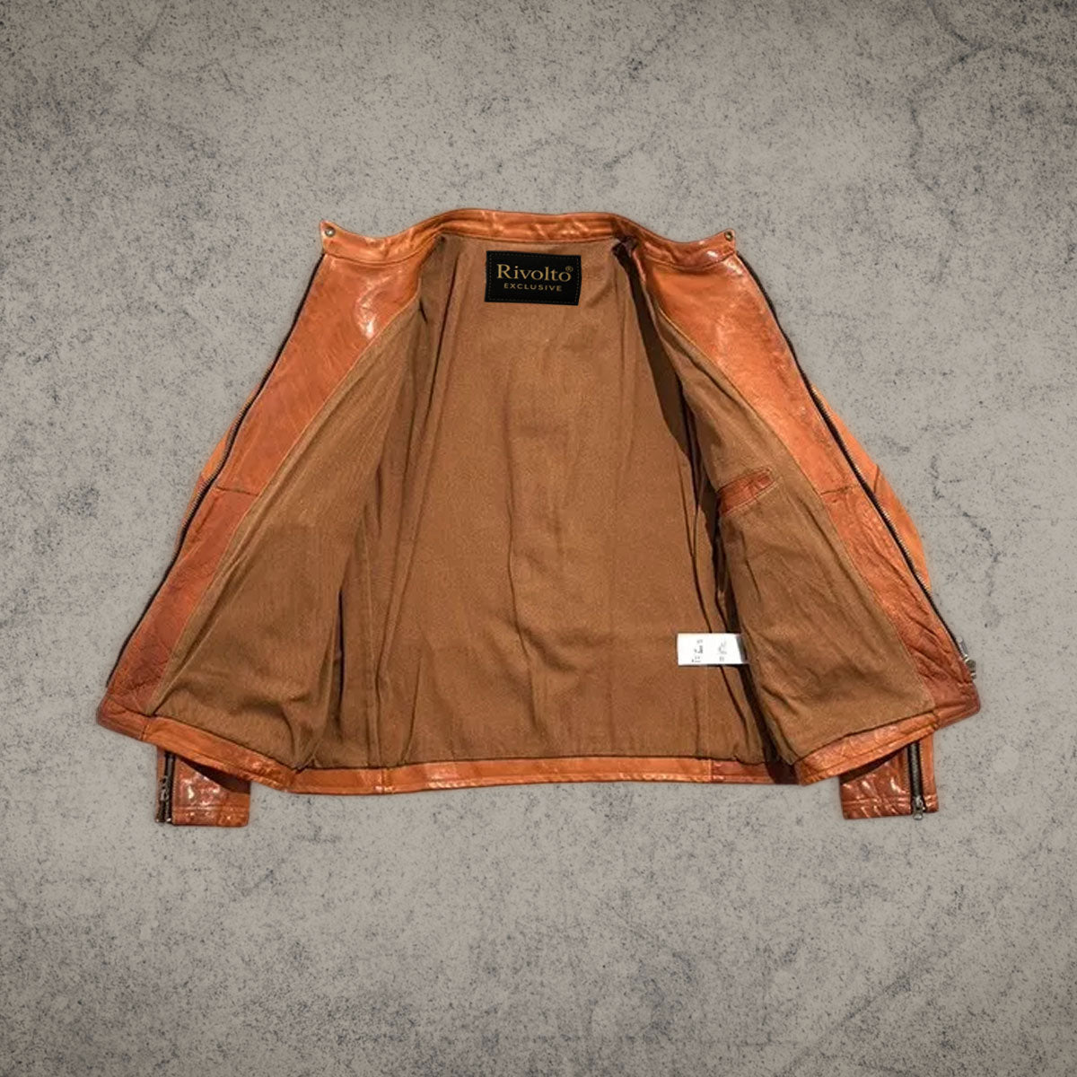 Japanese Vintage Brown Biker Leather Jacket