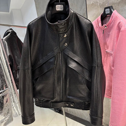 Suede Jacket Women Real Leather Jacket