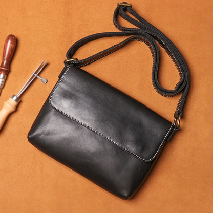Soft Touch Mens Leather Crossbody Bag