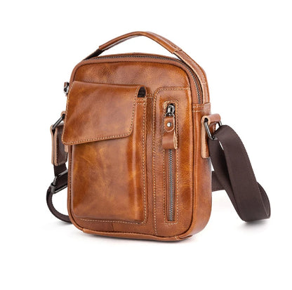 Luxury Leather Crossbody Bag For Man - Everyday Carry