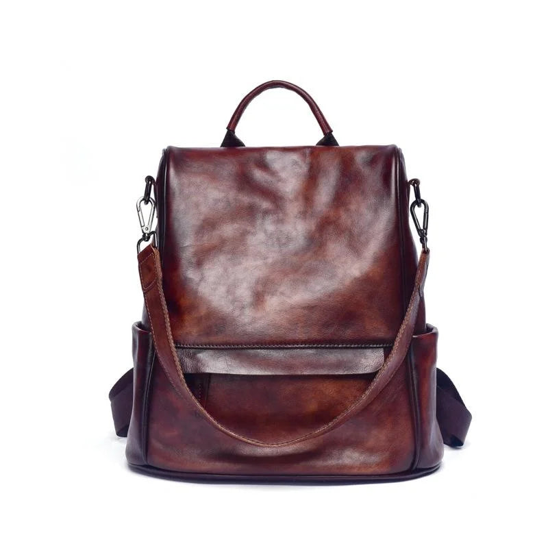Vintage Large Capacity Woman Travel Backpack