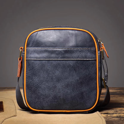 Unisex Casual Minimalist Leather Crossbody Bag
