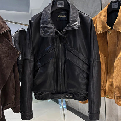 Suede Jacket Women Real Leather Jacket