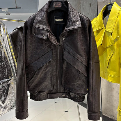 Suede Jacket Women Real Leather Jacket