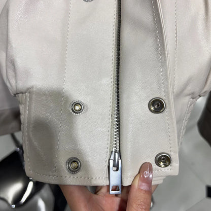 Oversized Brown Bomber Jacket For Women