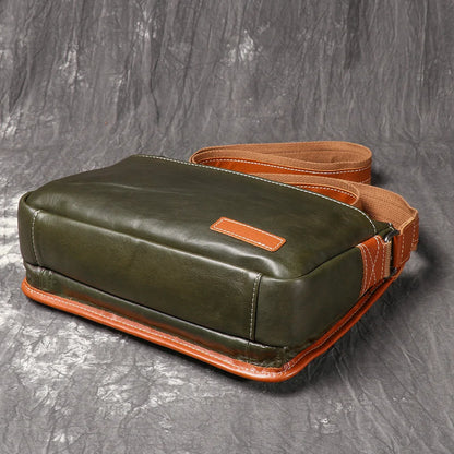 Artisan Colorblock Womens Leather Crossbody Bag