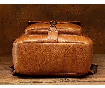 Unisex Buttery Soft Leather Backpacks - Large Capicity Bag