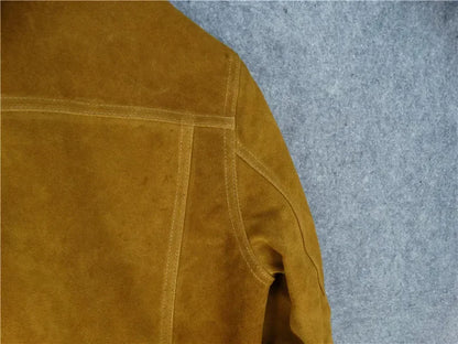 Mens Suede Leather Jacket - 3 Colors Available