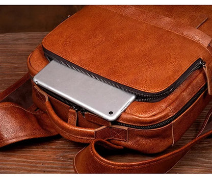 Brown Handmade Leather Backpack - Laptop Backpack