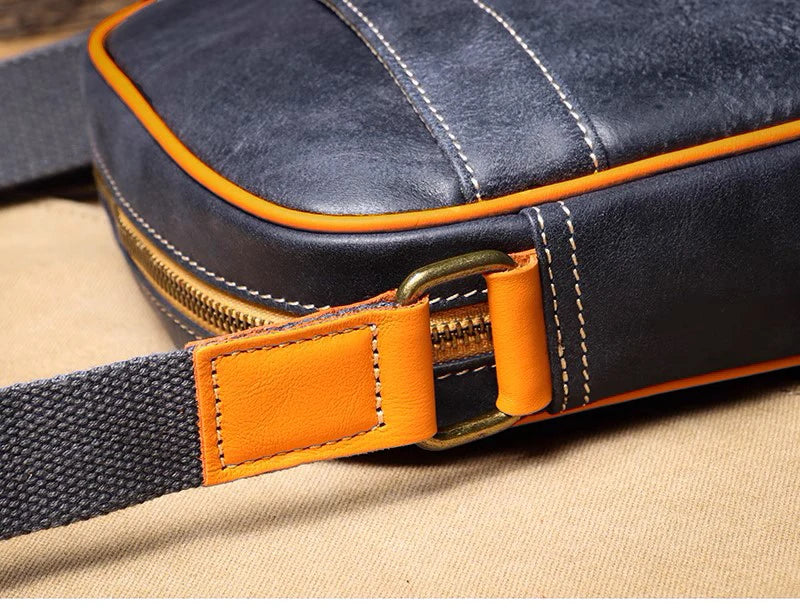 Unisex Casual Minimalist Leather Crossbody Bag