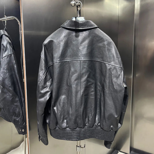 Oversized Black Bomber Jacket For Women