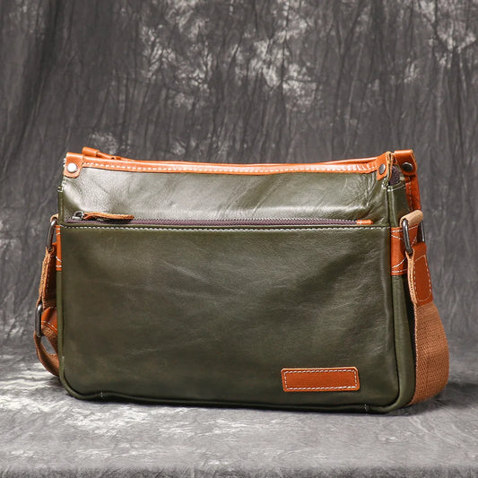 Artisan Colorblock Womens Leather Crossbody Bag