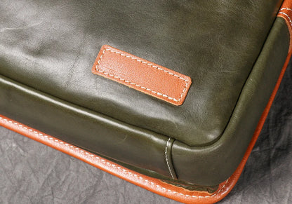 Artisan Colorblock Womens Leather Crossbody Bag
